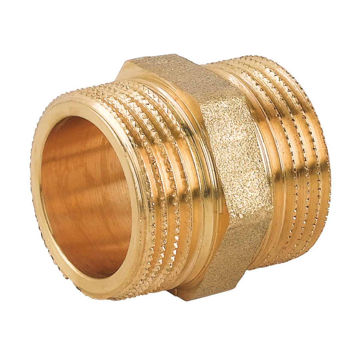 RACCORDO DIRITTO MASCHIO IN OTTONE GIALLO MODELLO 1500 3/4   TIEMME RACCORDERIE SPA