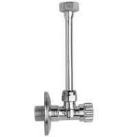 RUBINETTO CON CANNETTA IN OTTONE CROMATO PER CASSETTA WC 1/2X3/8ø10   LUXOR s.p.a.