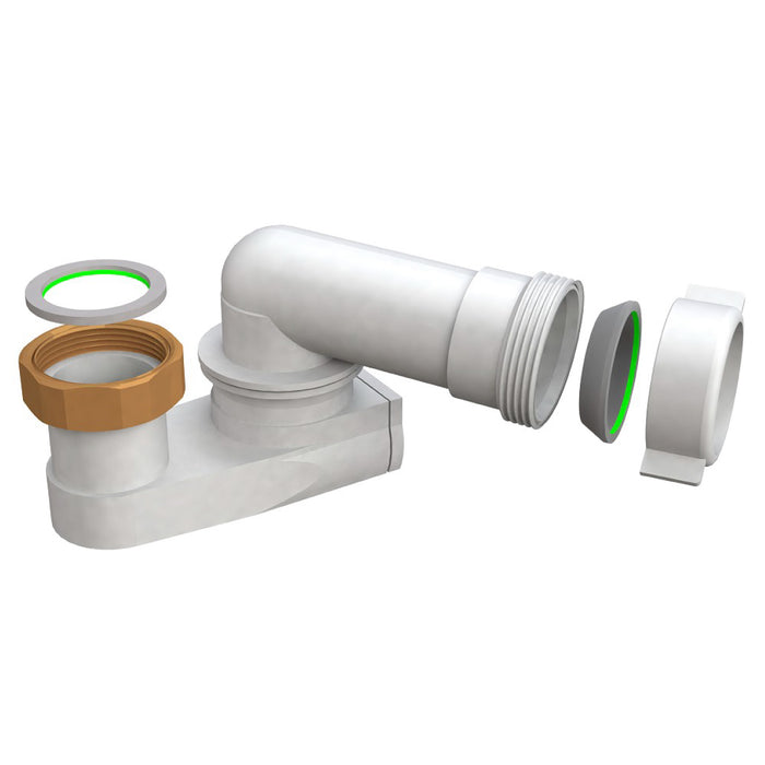 Sifone ribassato orientabile per vasca in pehd  11/2x?40  Bonomini s.r.l.