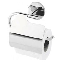 PORTAROTOLO IN ACCIAIO CROMATO MODELLO BORA DIM. CM(LXP):19,5X5  CROMO   Idroweb