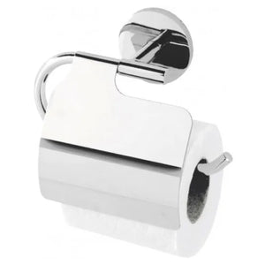 PORTAROTOLO IN ACCIAIO CROMATO MODELLO BORA DIM. CM(LXP):19,5X5  CROMO   Idroweb