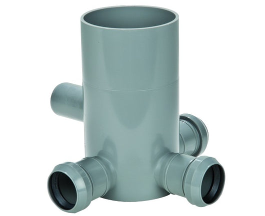 Pozzetto a pavimento alto 4 vie innesto in pp  ø 50  h= 19,2 cm  Nicoll s.r.l.