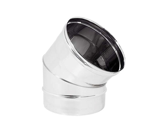 CURVA 45  ° MONOPARETE ACCIAIO INOX AISI 304  EE ¸100 SP 05 MM   EUROPROFIL SRL