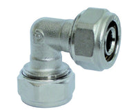 RACCORDO CURVO INTERMEDIO PER TUBO MULTISTRATO COMPLETO DI KIT Ø20    PETTINAROLI