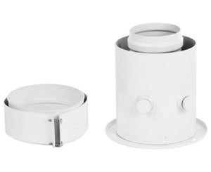 PARTENZA COASSIALE CON ISPEZIONE BIANCA ø60/100   PUCCI SRL