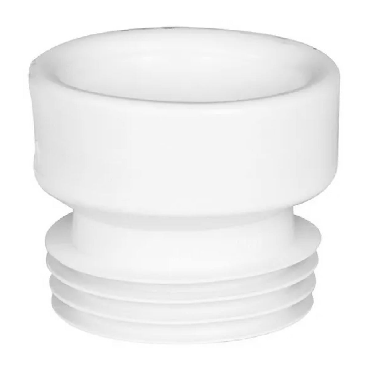 MANICOTTO CONCENTRICO DRITTO IN GOMMA BIANCA PER VASO ø90-110  Idroweb