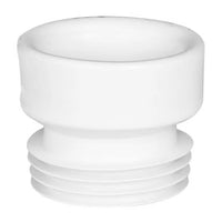 MANICOTTO CONCENTRICO DRITTO IN GOMMA BIANCA PER VASO ø90-110  Idroweb