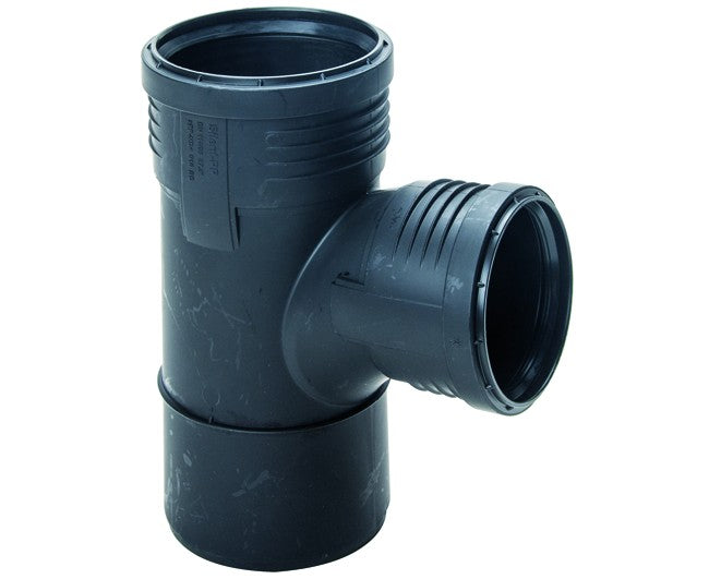 BRAGA RIDOTTA 875  ° AD INNESTO IN PP CON GUARNIZIONE SERIE SILENT  EE ?110/90   GEBERIT