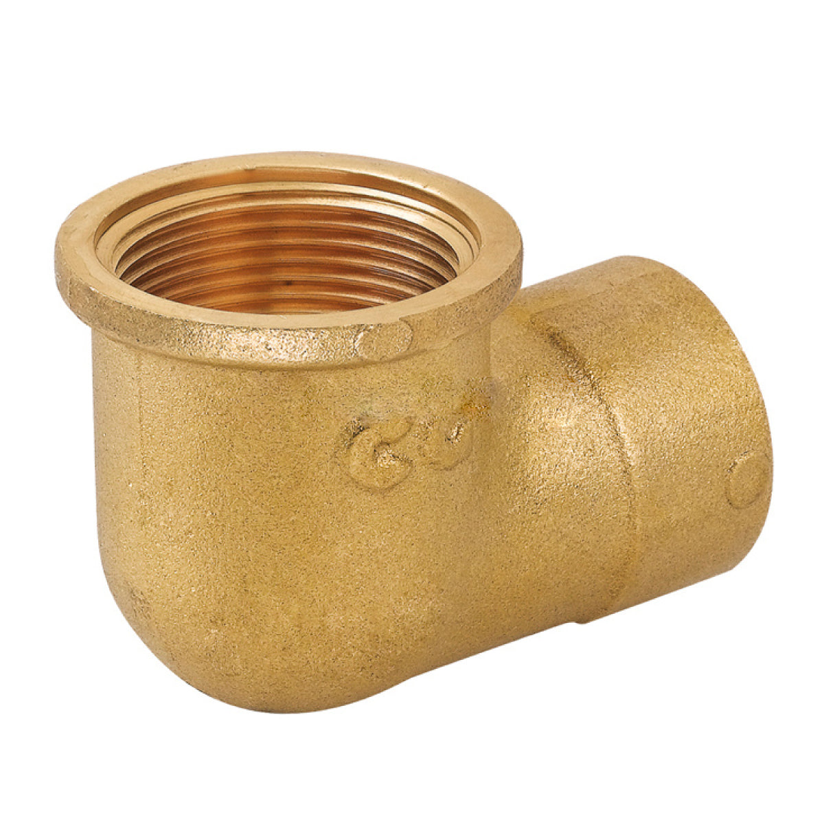 RACCORDO CURVO RIDOTTO FEMMINA/FEMMINA IN OTTONE GIALLO SERIE 1500 3/4X1/2   PETTINAROLI