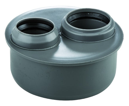 RIDUZIONE DOPPIA MASCHIO FEMMINA AD INNESTO IN PP CON GUARNIZIONE SERIE ED TECH ø110/40/40   WAVIN ITALIA S.P.A.