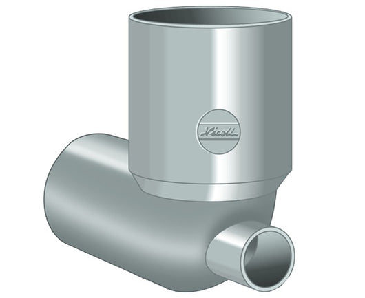 CURVA WC CON ATTACCO FRONTALE ø 100x40   NICOLL S.R.L.