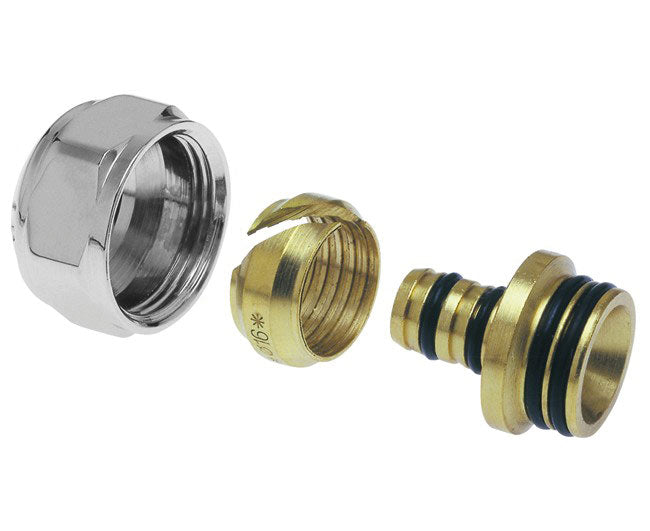 ADATTATORE PER MULTISTRATO PER VALVOLA DI ARREDO CROMATO LUCIDO Ø16X2   ICMA  S.P.A.