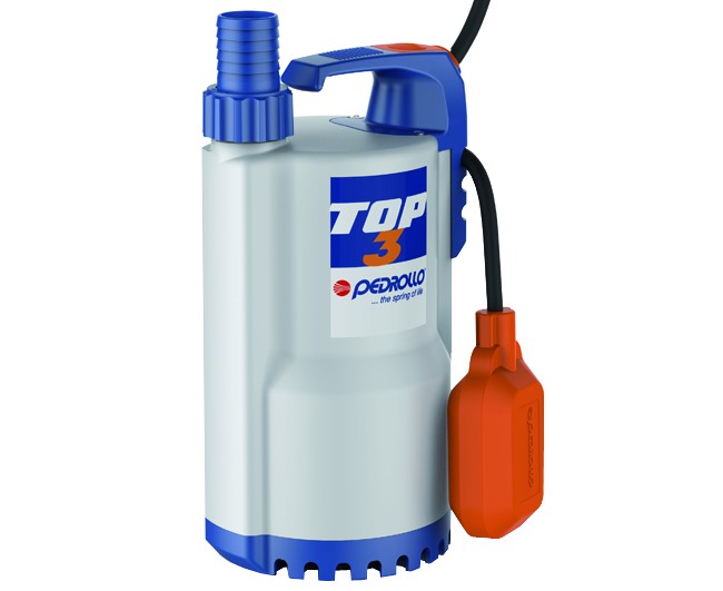 Elettropompa sommergibile per acque chiare HP 0,7 KW 0,55 230V	 TOP3 Pedrollo