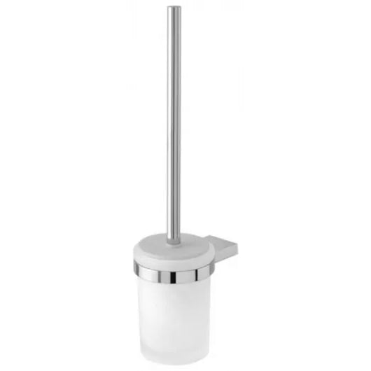 PORTASCOPINO IN ACCIAIO CROMATO A MURO MODELLO FUTURA DIM. CM (PXH): ø10X48 CROMO   Idroweb