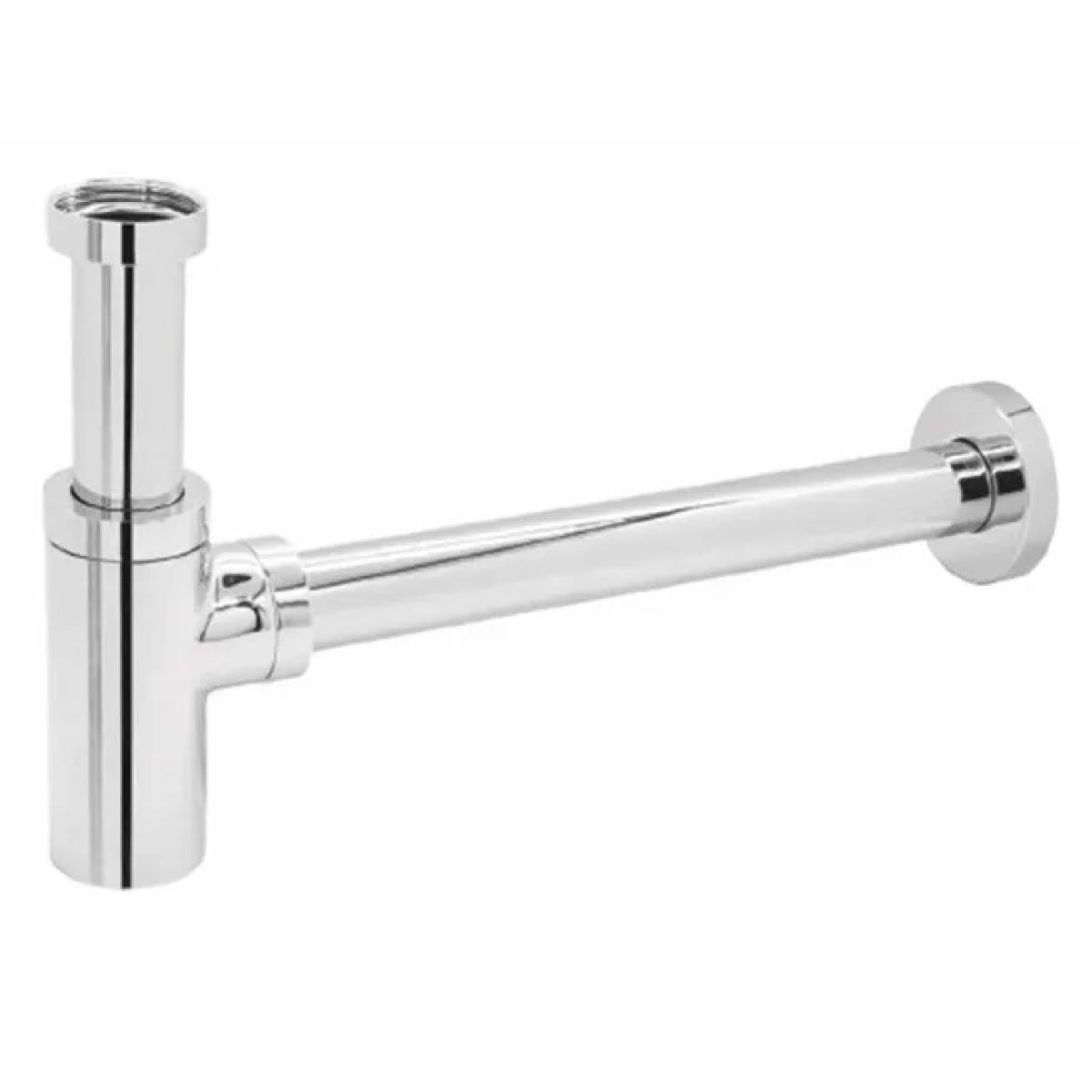 SIFONE TONDO IN OTTONE CROMATO MODELLO VISUAL 11/4 X 32MM Idroweb