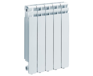 RADIATORE IN ALLUMINIO PRESSOFUSO MODELLO KALDO 500/100 WATT 119  RAL 9016   RADIATORI 2000