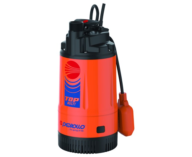 Elettropompa sommergibile multigirante in tecnopolimero per acque chiare monofase mod.top multi 1  Hp 0,75  kw 0,55  230v  Pedrollo s.p.a.