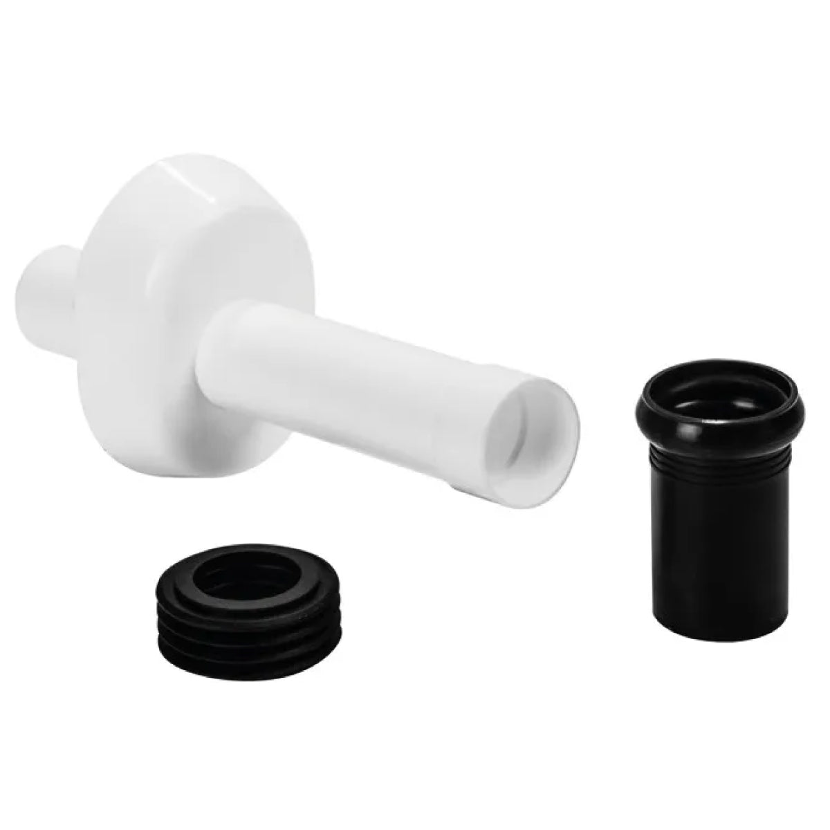 CANOTTO DI ALLACCIAMENTO CON ROSONE CROMATO Ø 40/44   ITI PLAST