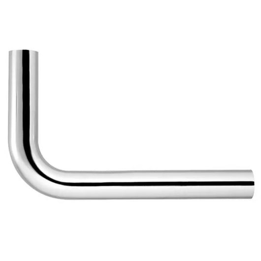 CANOTTO CURVO A 90  ° IN OTTONE CROMATO  EE ¸30x150x250