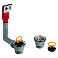 PILETTA CON TROPPO PIENO PER LAVELLO IN ACCIAIO 11/2   LIRA SPA