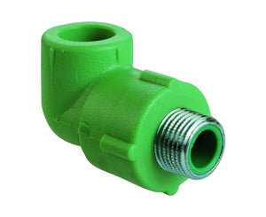 GOMITO A 90  ° FILETTATO MASCHIO POLIPROPILENE  EE ¸25x3/4   WAVIN ITALIA S.P.A.