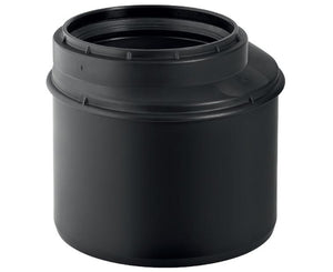 RIDUZIONE ECCENTRICA CORTA MASCHIO FEMMINA AD INNESTO IN PP CON GUARNIZIONE SERIE SILENT 110 M/ 90 F   GEBERIT