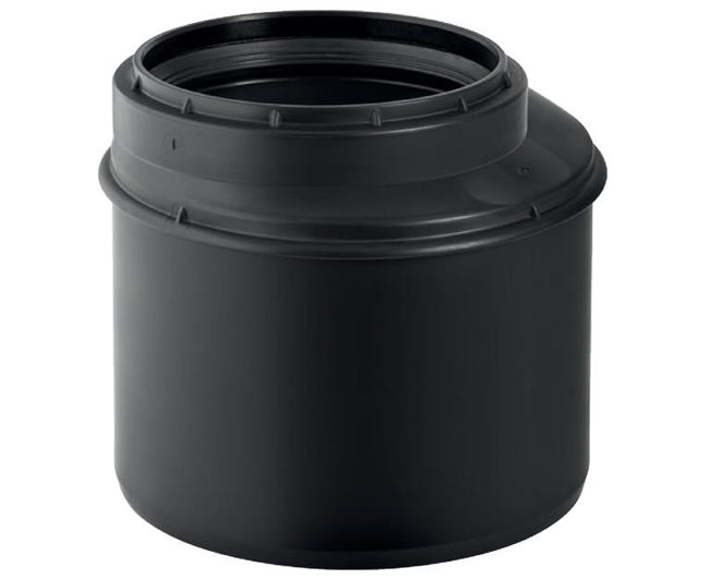 RIDUZIONE ECCENTRICA CORTA MASCHIO FEMMINA AD INNESTO IN PP CON GUARNIZIONE SERIE SILENT 110 M/ 90 F   GEBERIT