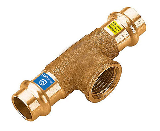 T FEMMINA A PRESSARE IN BRONZO SERIE FRABOPRESS KOMBI 1/2Ø18   FRA-BO SPA