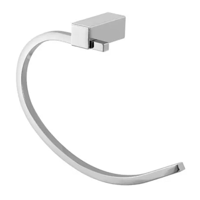 PORTASALVIETTE AD ANELLO IN ACCIAIO CROMATO MODELLO UNICA DIM. CM(LXH):19X6  CROMO   BRAND SRL