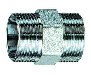 RACCORDO DIRITTO INTERMEDIO IN OTTONE CROMATO 22X22 C/KIT RAME M 24X19   FAR RUBINETTERIE