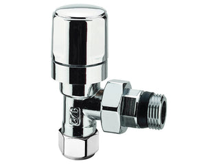 VALVOLA TERMOSTATIZZABILE CROMATA ATTACCO SQUADRO 1/2  VALVOLA   ARTECLIMA S.R.L.