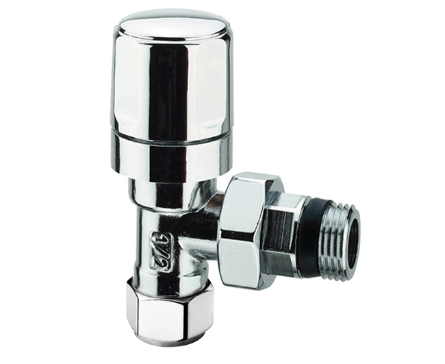 VALVOLA TERMOSTATIZZABILE CROMATA ATTACCO SQUADRO 1/2  VALVOLA   ARTECLIMA S.R.L.