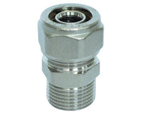 RACCORDO DIRITTO MASCHIO PER TUBO MULTISTRATO COMPLETO DI KIT 1 ø26   PETTINAROLI