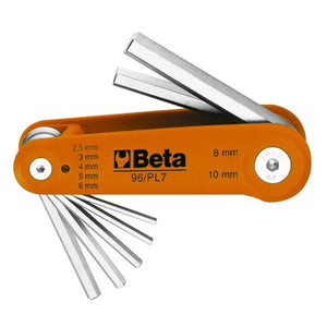 SET CHIAVI MASCHIO ESAGONALE PIEGATE 2,5-3-4-5-6-8-10   BETA UTENSILI SPA
