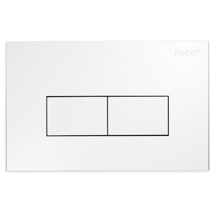 PLACCA 2 TASTI MODELLO ECO LINEA BIANCA   PUCCIPLAST Srl