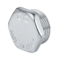 TAPPO MASCHIO IN OTTONE CROMATO SERIE 1500 1   PETTINAROLI