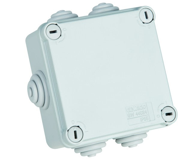 CASSETTA DA ESTERNO PREFORATA 80X80X40 MM