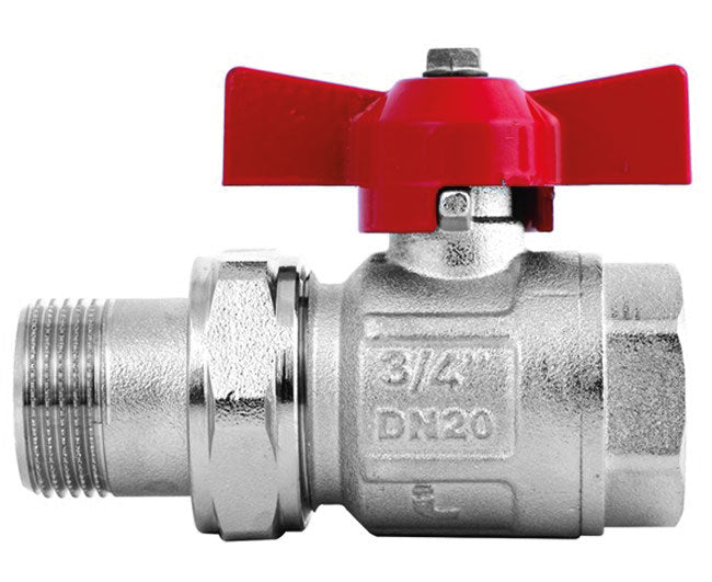 VALVOLA ARRESTO A SFERA IN OTTONE CON FARFALLA A BOCCHETTONE 11/2   ITAP s.p.a.