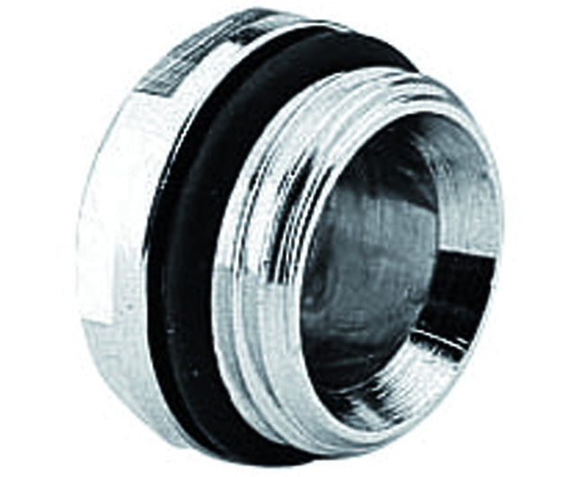 TAPPO MASCHIO IN OTTONE CROMATO PER CHIUSURA COLLETTORI 3/4   ARTECLIMA S.R.L.