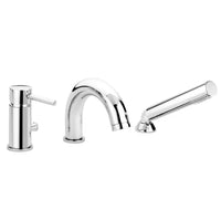 RUBINETTO MISCELATORE MONOCOMANDO BORDO VASCA C/DOCCIA ESTRAIBILE SERIE STICK 3/8   RUBINETTERIA PAFFONI Spa