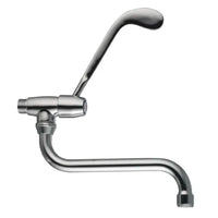 RUBINETTO SNODO A MURO CON LEVA CLINICA 1/2   PORTA & BINI RUBINETTERIE SNC