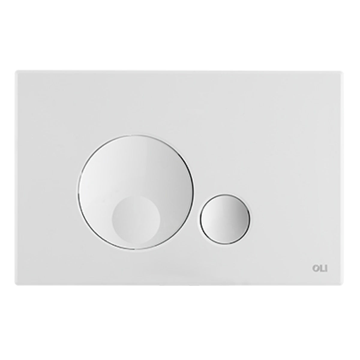 PLACCA 2 TASTI MODELLO GLOBE BIANCA   OLIVER INTERNATIONAL S.R.L.