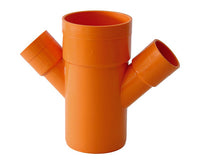 DERIVAZIONE DOPPIA RIDOTTA 45  °  EE ¸100 X  EE ¸50 X  EE ¸50   Idroweb