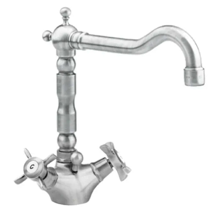 RUBINETTO LAVABO MONOFORO SERIE ORIENTES CROMATO SCARICO 11/4   RUBINETTERIE EURORAMA S.P.A.