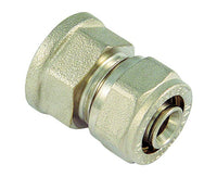 RACCORDO DIRITTO FEMMINA PER TUBO MULTISTRATO MODELLO AL-COBRAPEX 1 ø32   TIEMME RACCORDERIE SPA