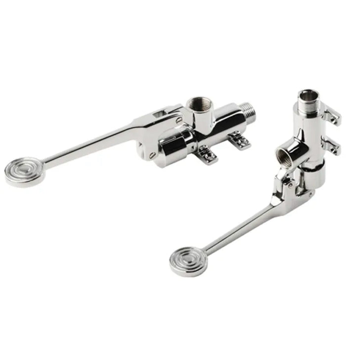 RUBINETTO A PEDALE A PARETE E PAVIMENTO 1/2