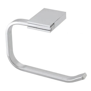 PORTAROTOLO IN ACCIAIO CROMATO MODELLO FUTURA DIM. CM (PXH): 5X16 CROMO   Idroweb