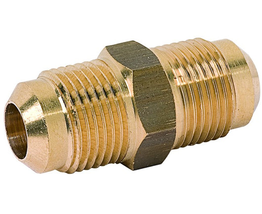 GIUNTO IN OTTONE MASCHIO MASCHIO PER CONDIZIONAMENTO 1/4   PETTINAROLI