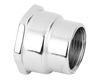 RACCORDO DIRITTO RIDOTTO FEMMINA FEMMINA IN OTTONE CROMATO SERIE 1500 1X3/4   TIEMME RACCORDERIE SPA