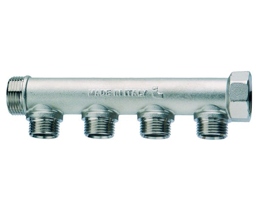 COLLETTORE LINEARE IN OTTONE PER RISCALDAMENTO MASCHIO FEMMINA 3/4x 1/2 3 VIE   ITAP s.p.a.